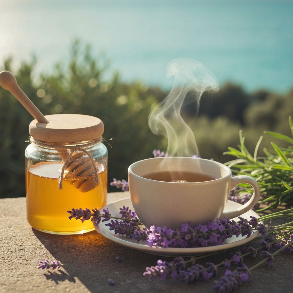Χαλαρωτικό σενάριο με τσάι και λαβέντα